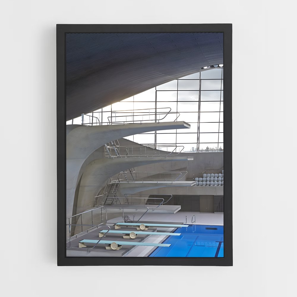 Poster Aquatics Dream – affiche Plongeon depuis une plateforme (vue 2)